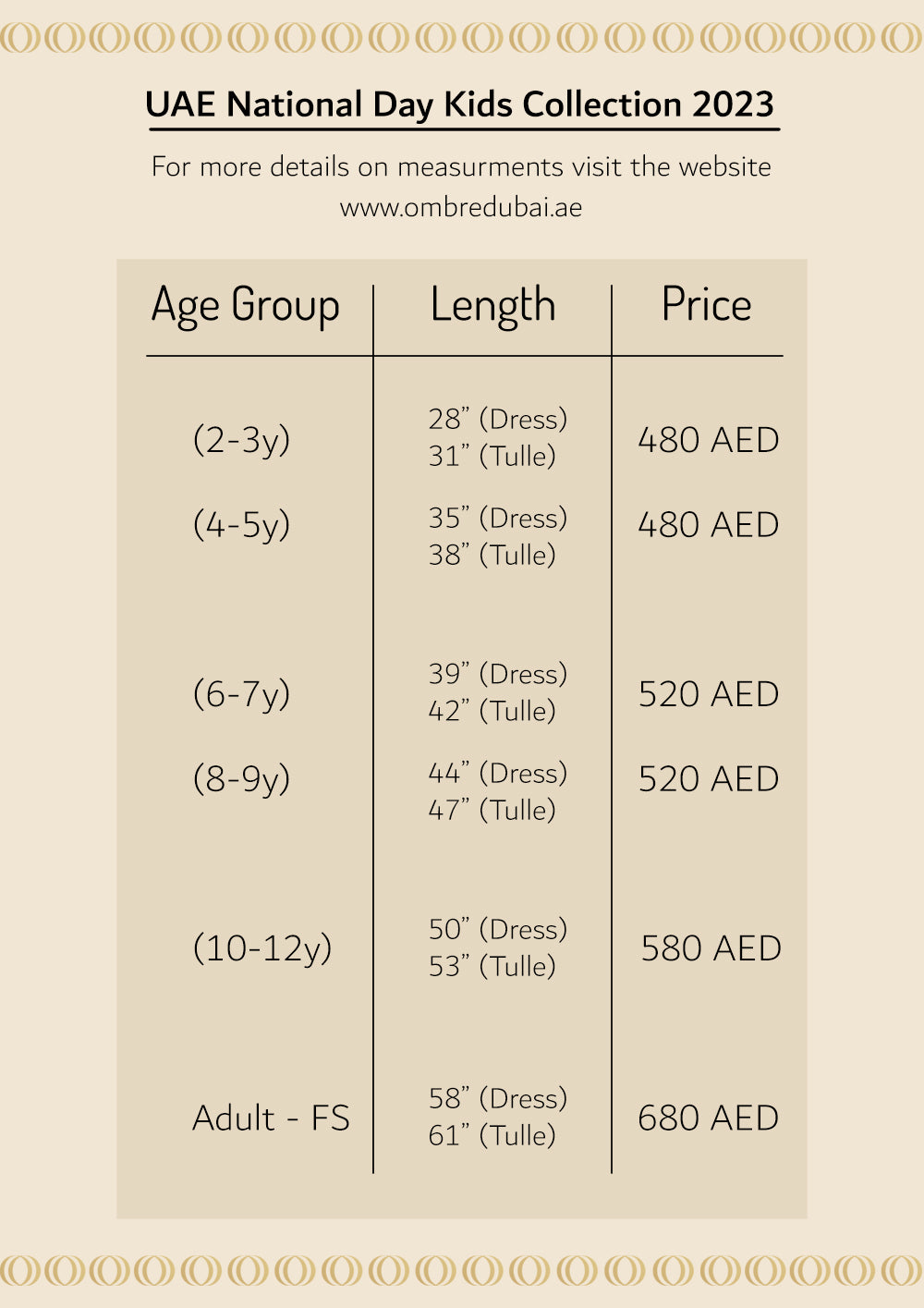 UAE National Day 2023- Thobe - Red