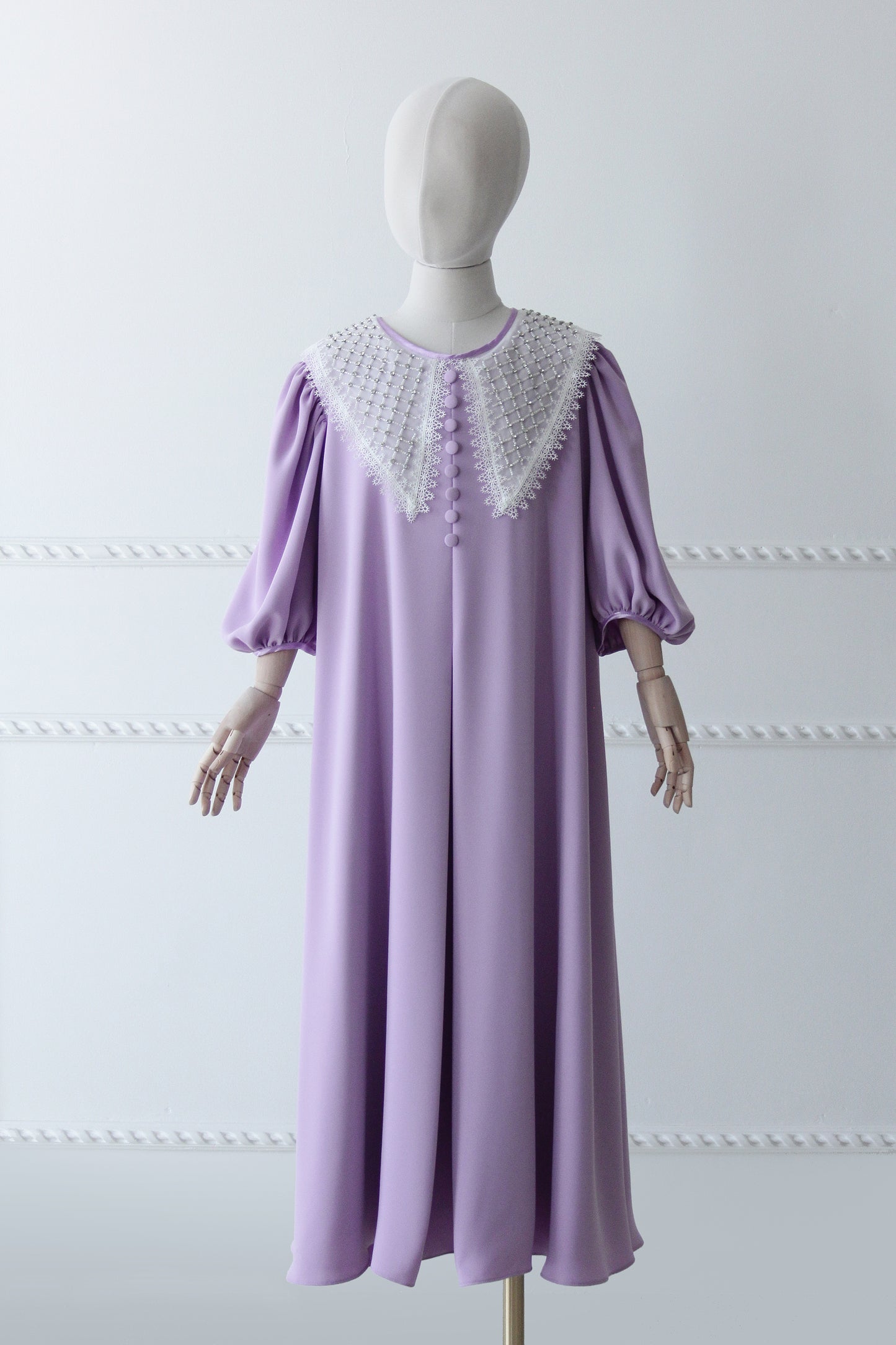 Eid 2022 Ages 10+ - Lavender - Organza Collar Dress W/Belt