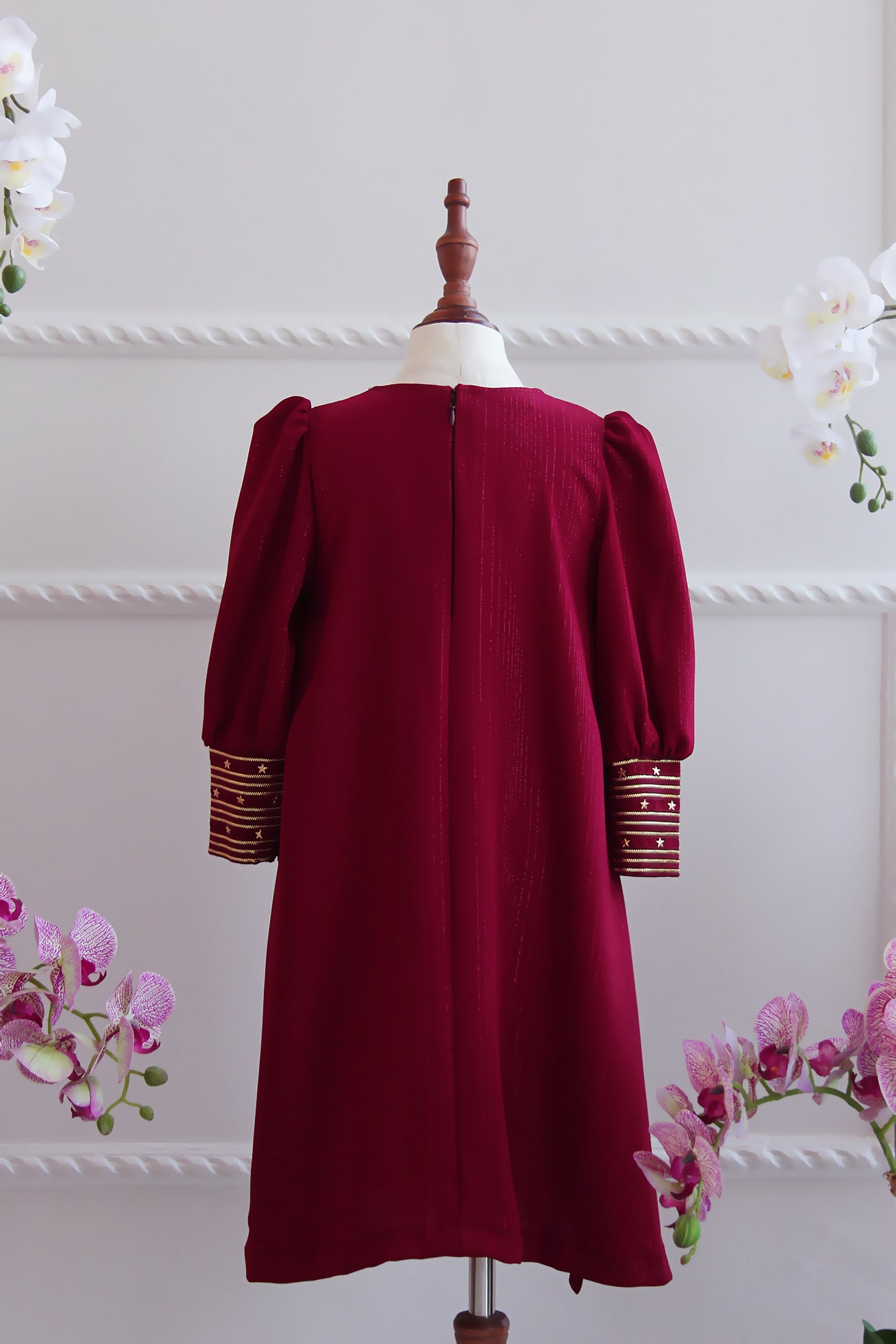 Pre-Ramadan 2023 Talli/W Stars - Maroon