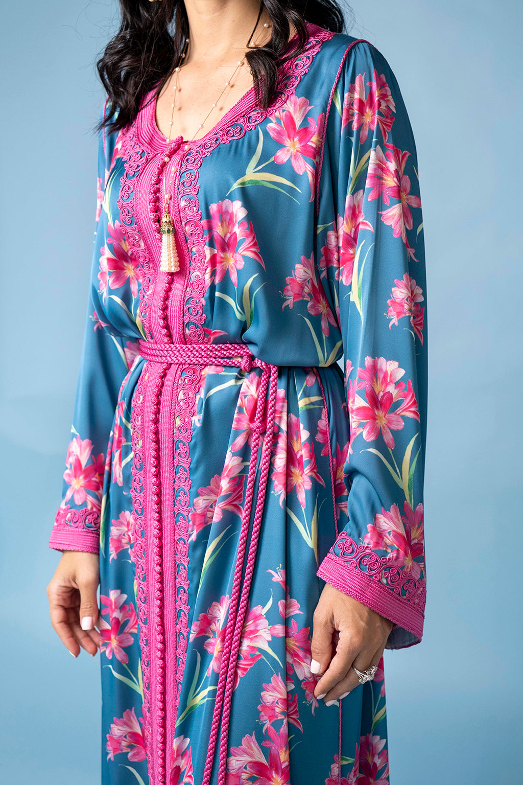 Moroccan Silk Kaftan 01