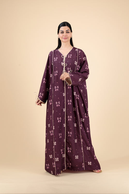 Easy Breezy - Burgundy Bow- S1-P4