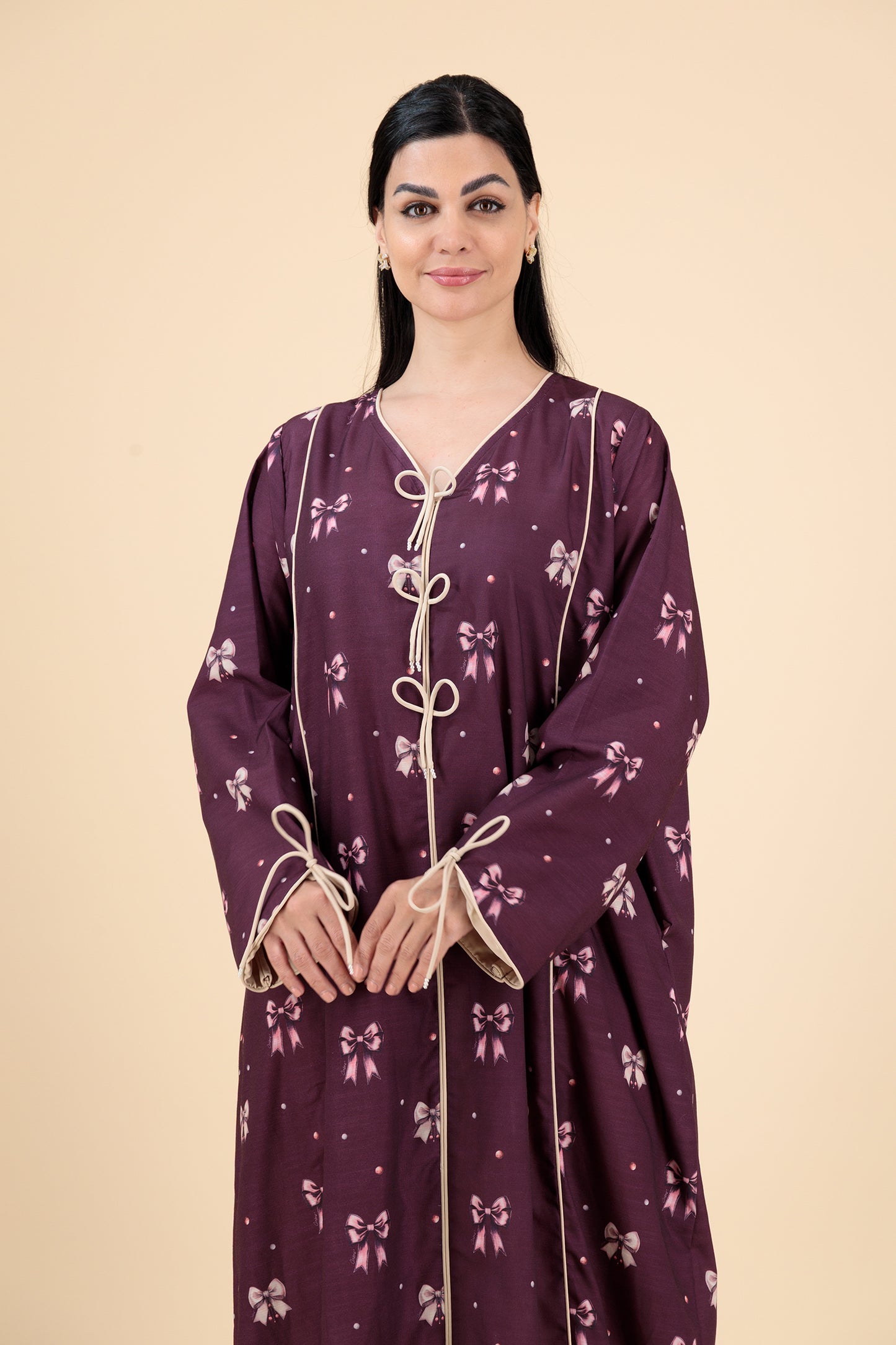 Easy Breezy - Burgundy Bow- S1-P4