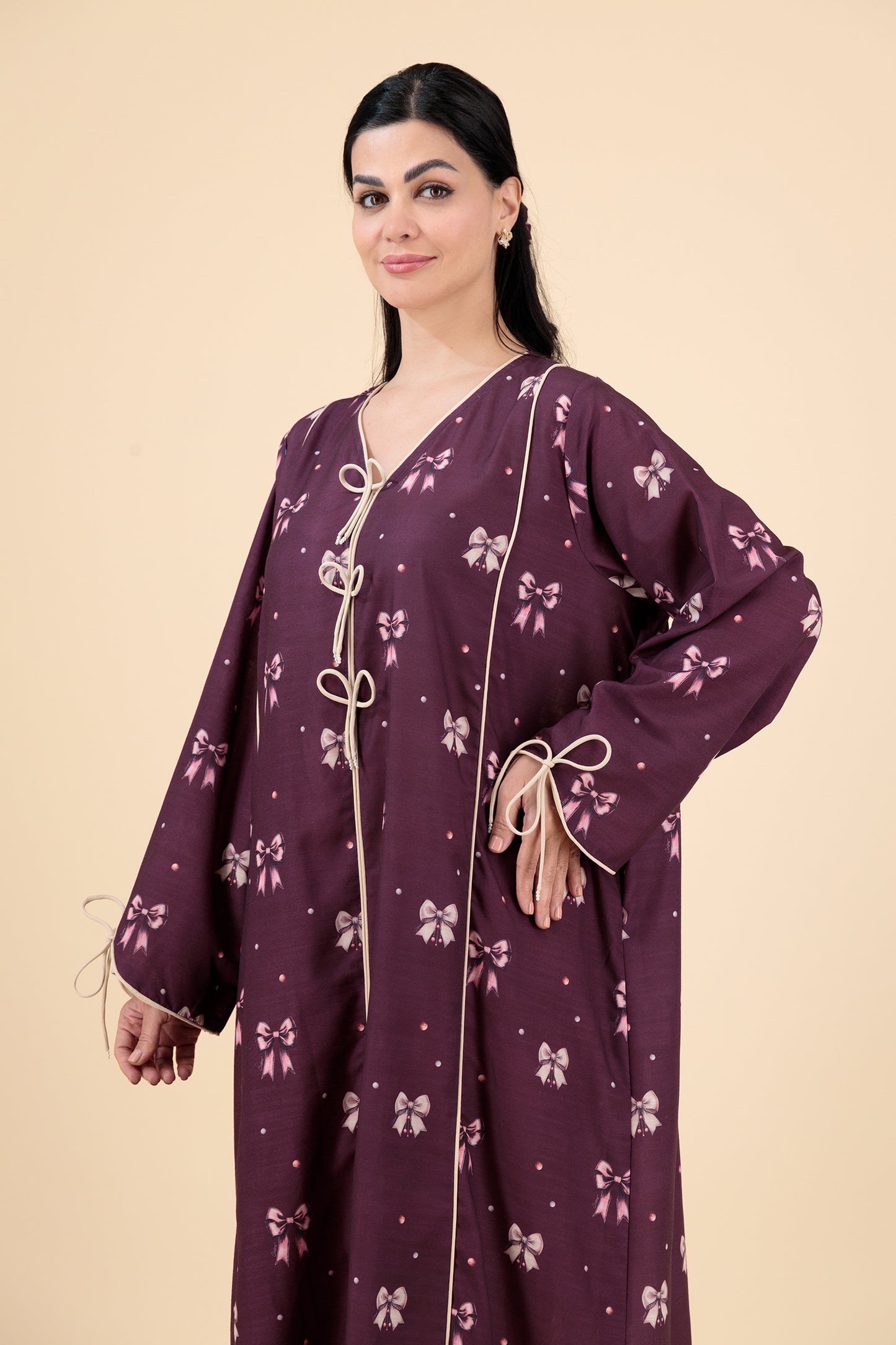 Easy Breezy - Burgundy Bow- S1-P4