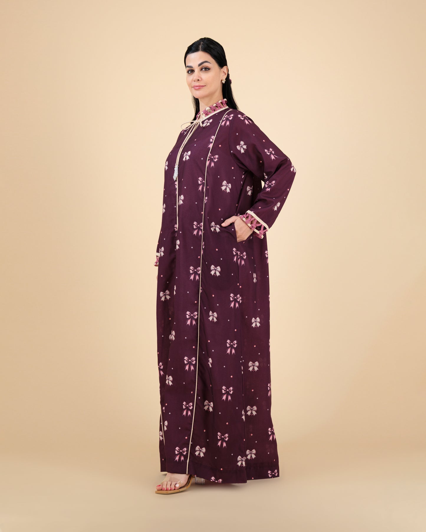 Easy Breezy - Burgundy Bow- S2-P4