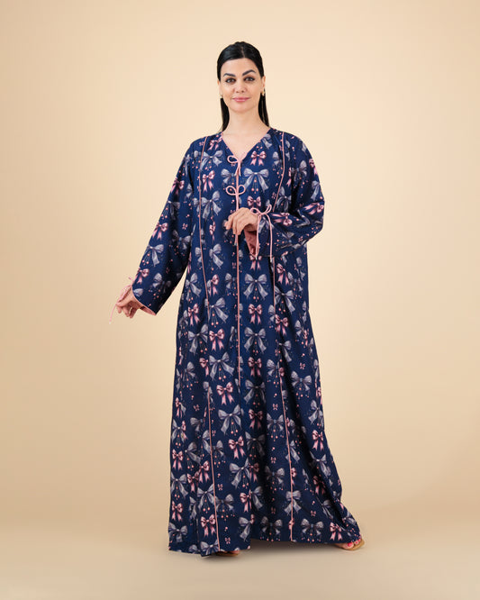 Easy Breezy - Navy Blue/ Bow- S1-P1