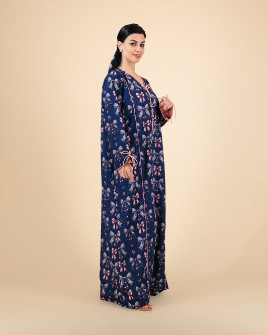 Easy Breezy - Navy Blue/ Bow- S1-P1