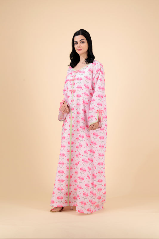 Easy Breezy (Danat Dubai) Pink Floral - S6-P16