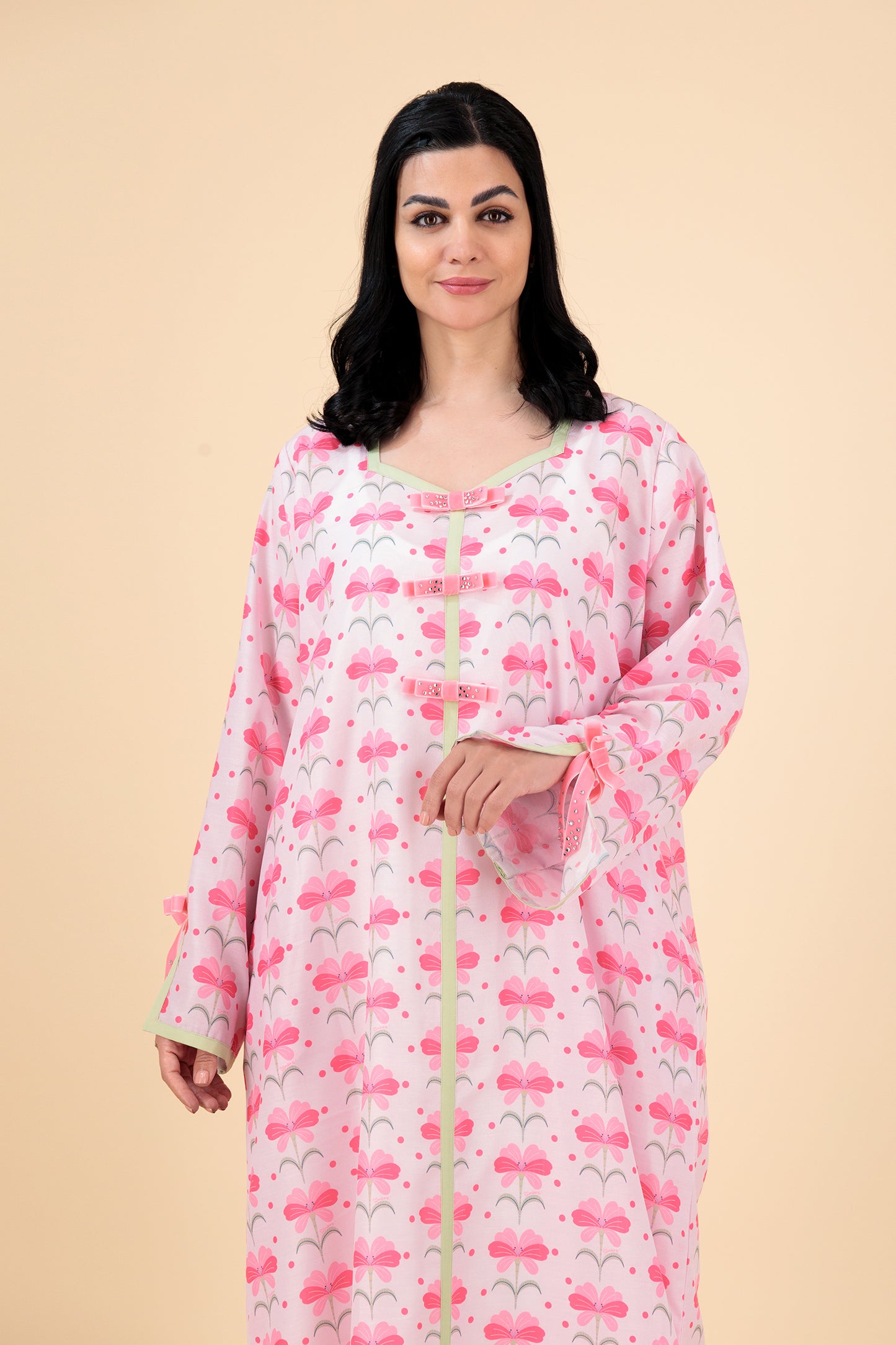 Easy Breezy (Danat Dubai) Pink Floral - S6-P16