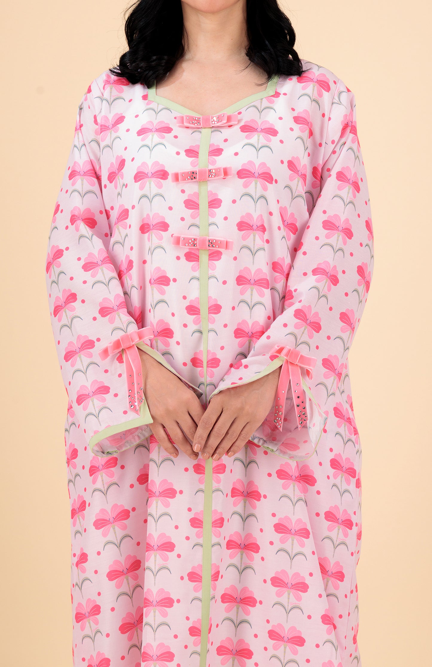 Easy Breezy (Danat Dubai) Pink Floral - S6-P16