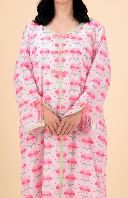 Easy Breezy (Danat Dubai) Pink Floral - S6-P16