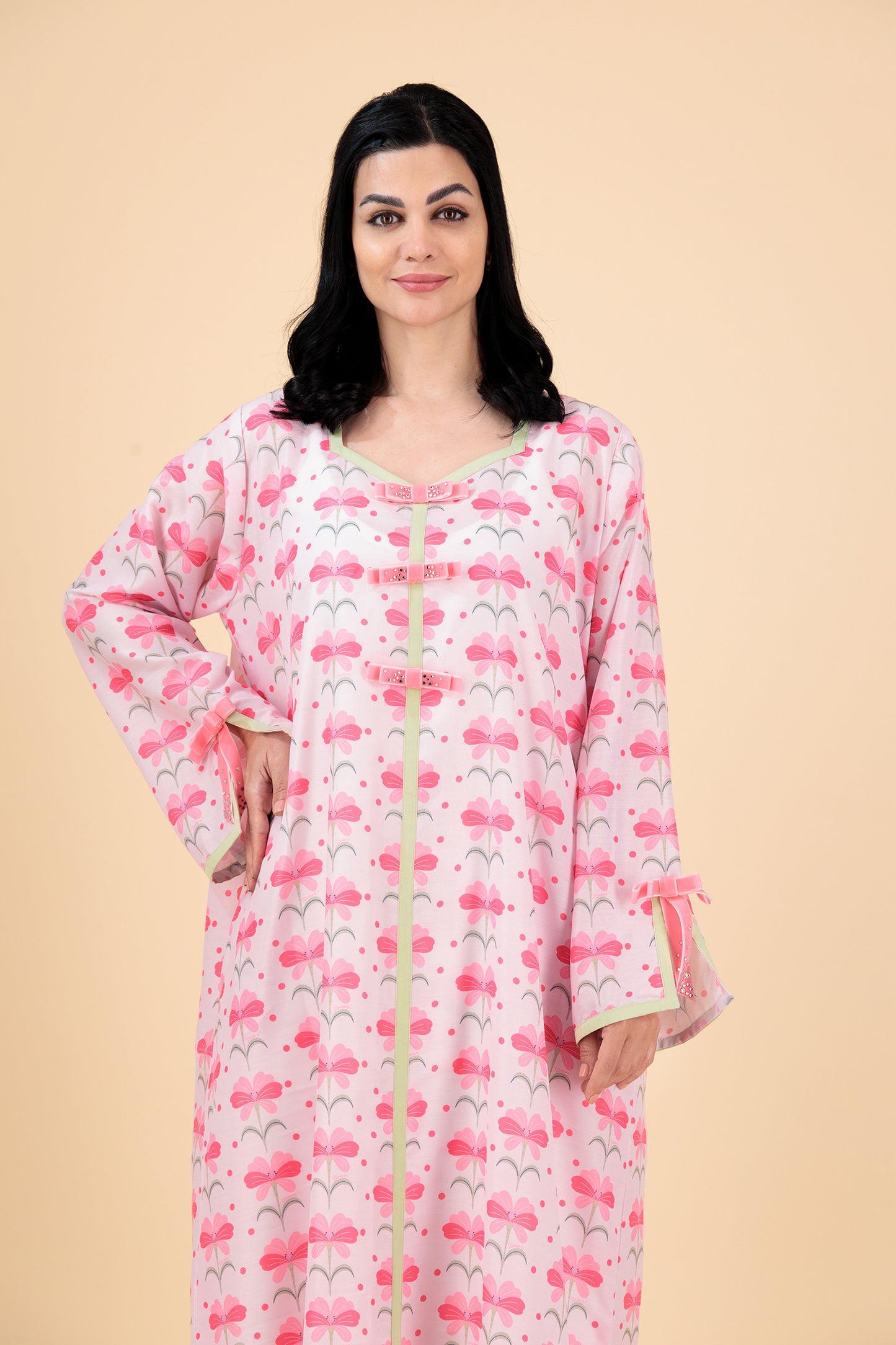 Easy Breezy (Danat Dubai) Pink Floral - S6-P16