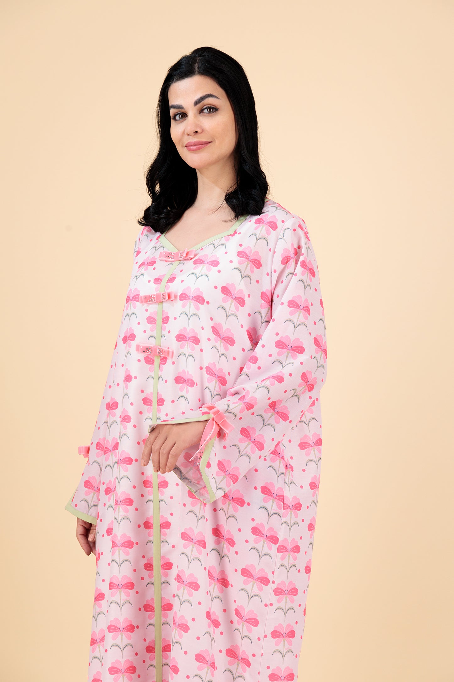 Easy Breezy (Danat Dubai) Pink Floral - S6-P16