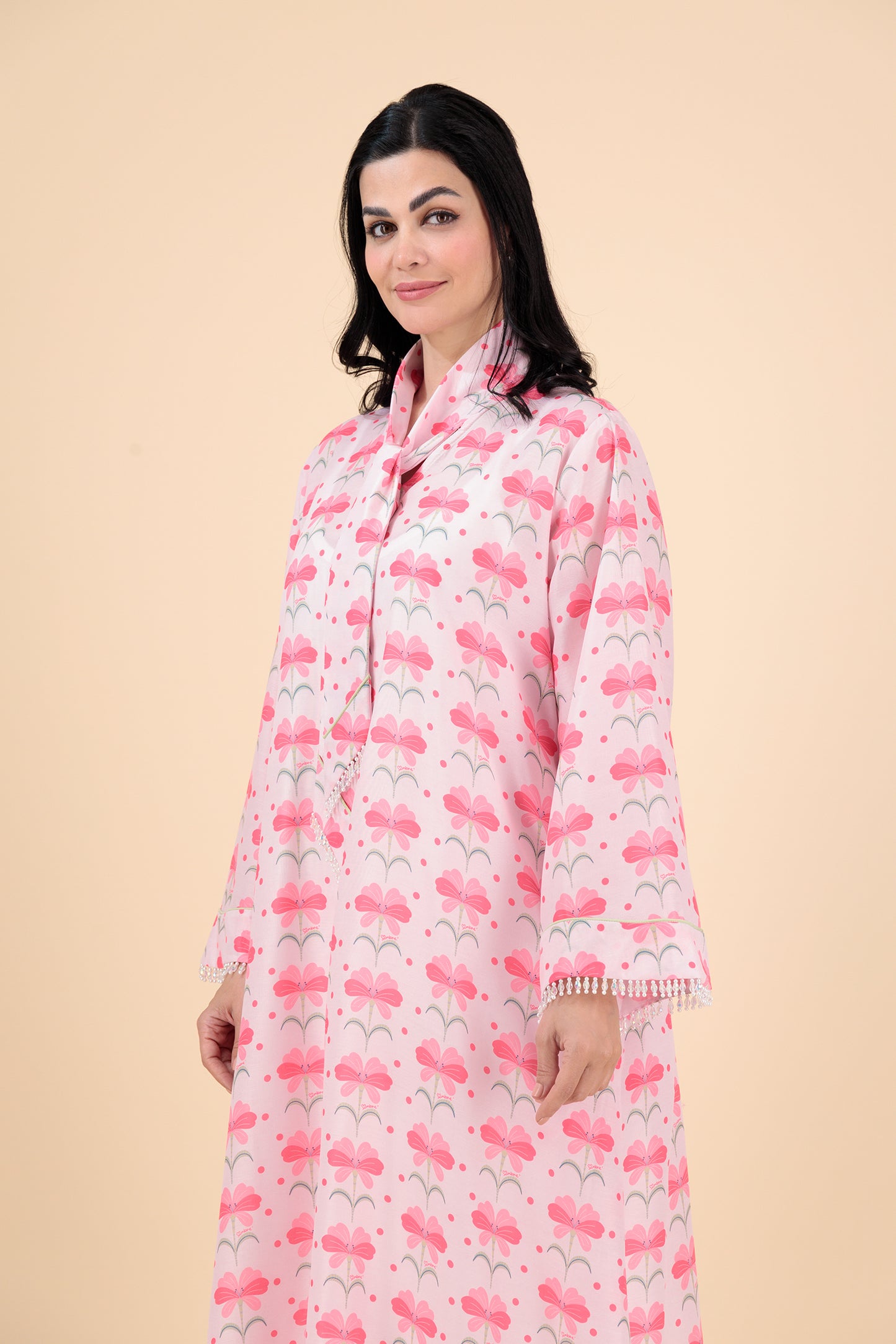 Easy Breezy (Danat Dubai) Pink Floral- S5-P16