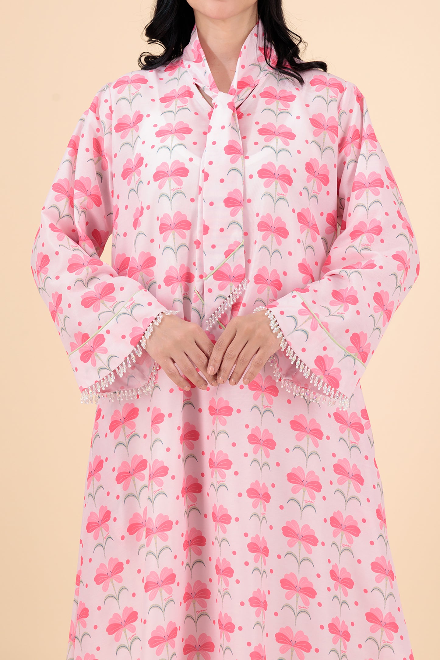 Easy Breezy (Danat Dubai) Pink Floral- S5-P16