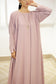 Basic Abaya - Light Pink