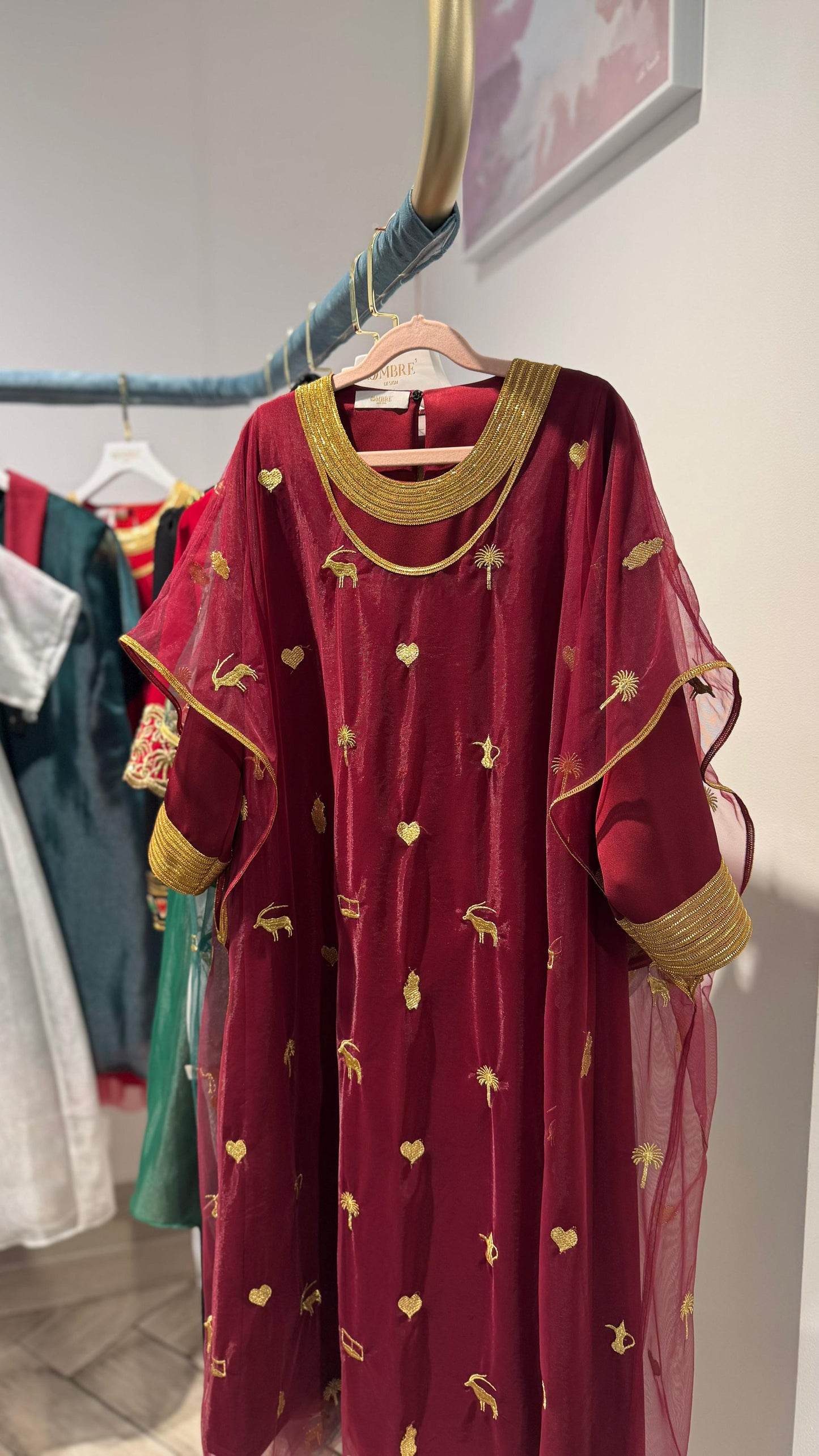 Pre-Order --- Qatar National Day 25- Thobe - Maroon