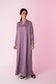 Button Up Dress - Purple