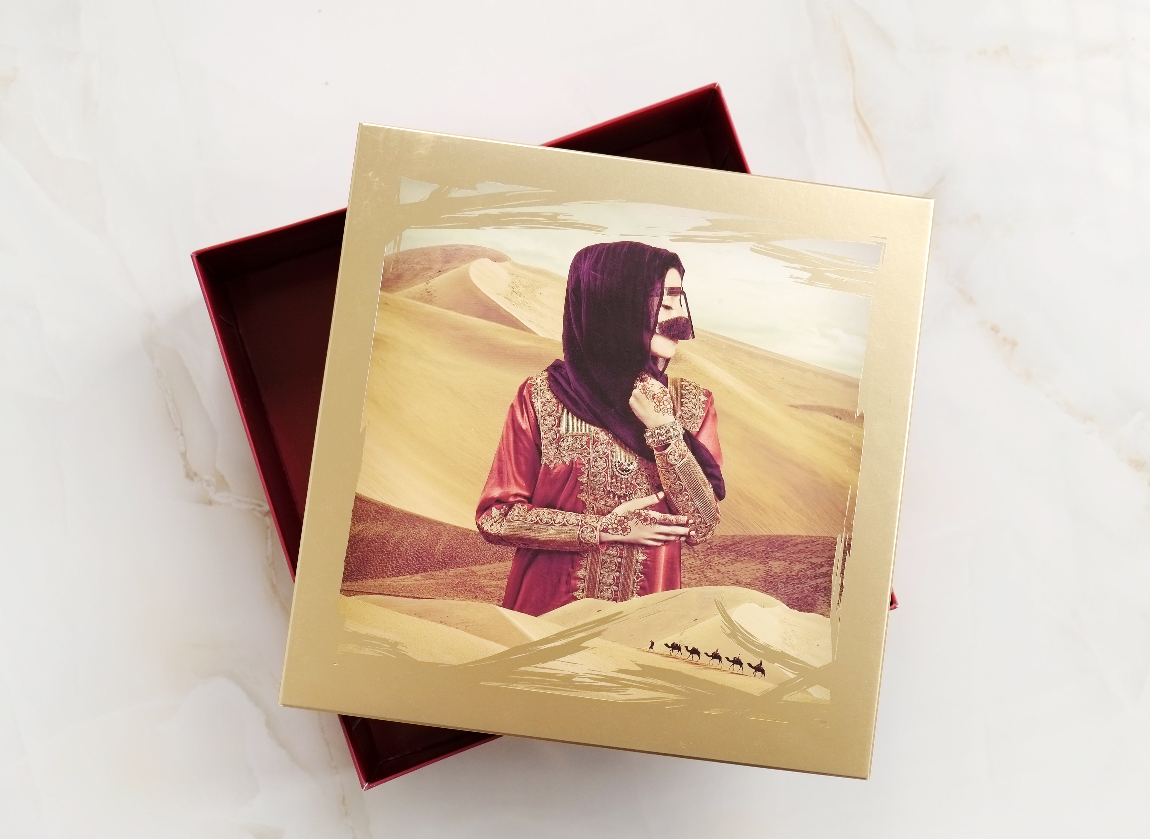 Shalki Box Shaikha Box - Red – Ombré