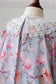 Exclusive - Organza Collar Dress - Floral Chiffon 01