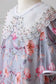 Exclusive - Organza Collar Dress - Floral Chiffon 01