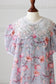 Exclusive - Organza Collar Dress - Floral Chiffon 01