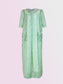 Stripes Chanderi Dress - Green