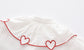 Heart Neck Solid Cotton Shirt