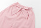 Striped Summer Set – Bow Belt- Pink